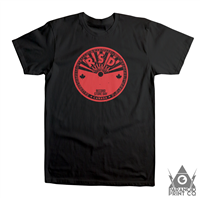 RSDC STICKER T-SHIRT - SMALL BLACK