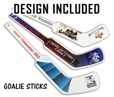 Plastic Goalie Hockey Stick (White) Professionally Designed