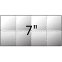 7in 6 Panels = 12 Printed Pages Poster Folder